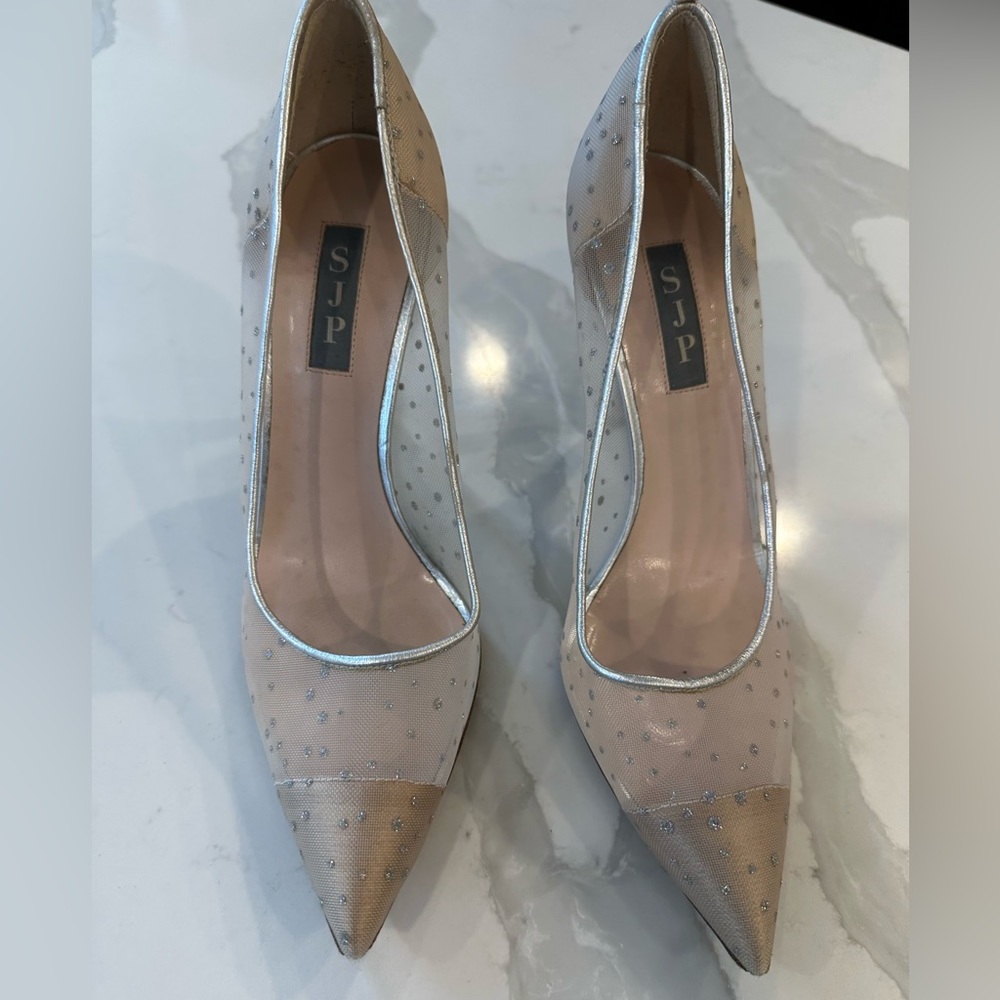 Sarah jessica parker sheer pumps